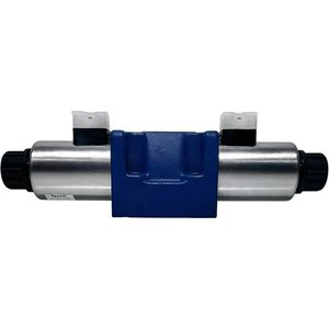 Vanne directionnelle hydraulique à solénoïde Rexroth NG10 24VDC avec commande manuelle, quatre voies, 315 bars, 160 L/min - Product Image 5