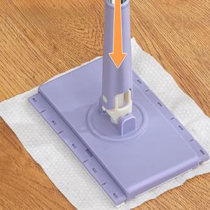 Vente en gros de tampons sales sans contact Mini balayeuse vadrouille de nettoyage petite vadrouille à poussière plate pour cuisine salle de bain maison nettoyage des miroirs muraux - Product Image 4