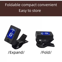 HIVE Capodastre automatique avec accordeur pour guitare, violon, basse, ukulélé, à tempérament égalisé à douze tons