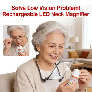 Loupe avec couvercle anti-poussière, base robuste, pieds antidérapants, support stable, matériau durable, design moderne - Product Image 3