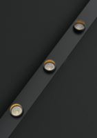 Arcllux 6W Mini Slim 15mm Bande LED magnétique pour grille Luminaire linéaire moderne sur rail architectural Montage d'angle Intégré