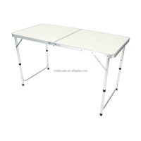 Oeytree Mesa Moderna de Aluminio con Patas Plegables de Metal Personalizadas, Venta Al por Mayor, Mesa Plegable Rectangular para Eventos al Aire Libre