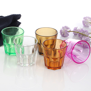 Mini bicchierini ottagonali in plastica colorati e trasparenti per PC tazze Creative per Wine Bar bicchierini - Product Image 4