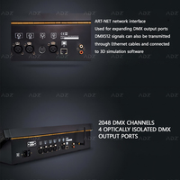 ADZ DMX512 Console d'éclairage génération 2 Tiger écran tactile DMX contrôleur Console Type manuel 220V/110V/240V Max 100W