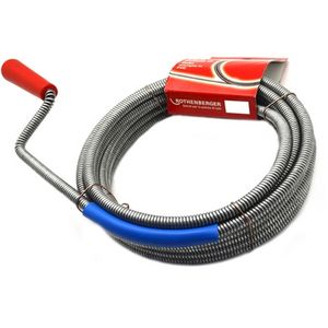 Desatascador en Espiral con Manivela de 5.00m y Patrón de Líquido de 9mm para Limpieza de Tuberías - Product Image 1