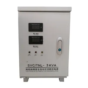 Fabriek Direct 3000VA 5000VA 10kva 15kva 20kva 30kva Eenfase Spanningsstabilisator 220V Svc Ac Automatische Voltage Regulator