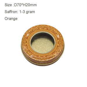 1-3 gr vòng nhỏ tinplate nghệ tây nồi bao bì Jar <span class=keywords><strong>container</strong></span> hộp thiếc - Product Image 5