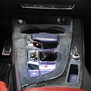 Cubierta de Consola Central <span class=keywords><strong>Interior</strong></span> de Fibra de Carbono y Alcántara para <span class=keywords><strong>Audi</strong></span> B9 B9.5 A4 S4 <span class=keywords><strong>A5</strong></span> S5 RS5 <span class=keywords><strong>2017</strong></span>-2025 - Product Image 6