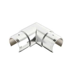 Aleader Ống thép không gỉ Phụ Kiện Vòng đầu đường sắt 90 độ Joiner góc kết nối cho lan can lan can lan can - Product Image 2