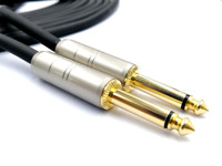 Câble de guitare mâle-mâle 1/4 pouce SGC-07, directement de l'usine, avec connecteurs plaqués or pour scène, studio et usage domestique