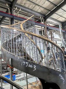 इनडोर और आउटडोर सीढ़ियाँ कस्टम घुमावदार सीढ़ी आसान डिय स्थापित - Product Image 6