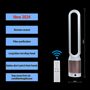 Không khí nhân không cánh tháp <span class=keywords><strong>Fan</strong></span> thoải mái khu vực không cánh tháp <span class=keywords><strong>fan</strong></span> hâm mộ cho phòng ngủ, 3-tốc độ đứng <span class=keywords><strong>fan</strong></span> hâm mộ với điều khiển từ xa - Product Image 6