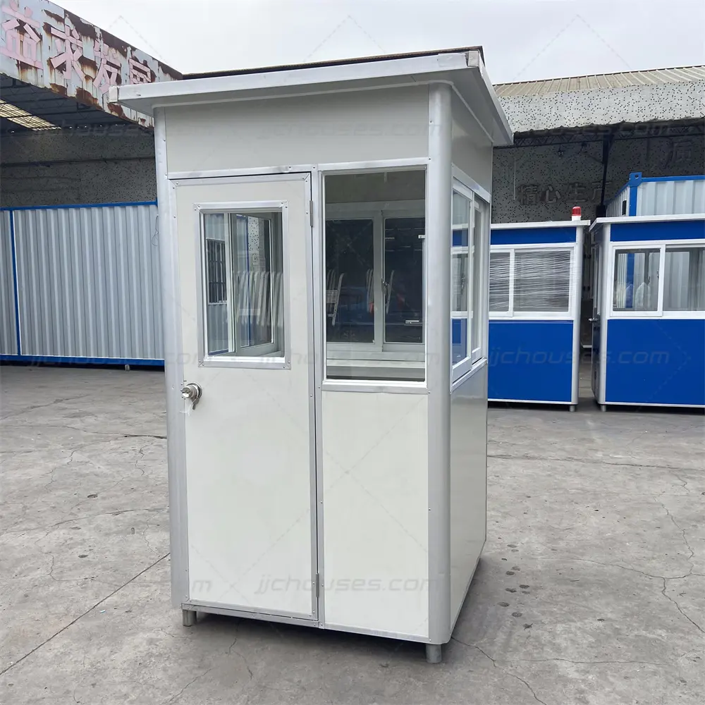 china fast assemble tiny panelized best selling outdoor portable lock prefabricated security cabin for guard house with toilet