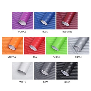 Colorful Auto Dell'involucro Del Vinile della Decorazione Dell'automobile Del Vinile Rotolo Adesivo <span class=keywords><strong>3D</strong></span> 4D 5D 6D Adesivo In Fibra di Carbonio - Product Image 2