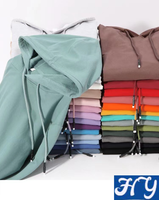 Vente en gros de sweats à capuche de haute qualité en tissu French Terry 100% coton, surdimensionnés et épais pour hommes