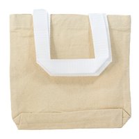 Sac personnalisé avec logo, petit sac en coton réutilisable, sac fourre-tout en lin
