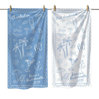 Serviette de plage personnalisée en coton turc mélangé, séchage rapide, écologique, hypoallergénique, antimicrobienne, imprimé damassé, à franges, par fabricant OEM