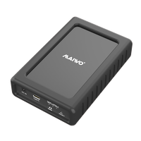 Dual Bay USB-C 10Gbps 2.5 "SATA HDD casing aluminium RAID SSD Enclosure dengan RAID 0/1/JBOD penyimpanan HDD fungsi besar
