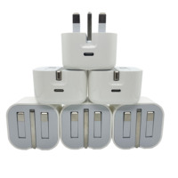 UK Plug 20W Adaptateur secteur USB-C PD Type C Chargeur pour APPLE 20W Chargeur Type-C Adaptateur de téléphone mural pour IPhone 17 16 15 14 13