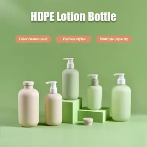 200 Ml HDPE Eco-friendly Shampoo Lotion Squeeze Bottle Flip Top Or Pump