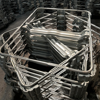 Palette en acier galvanisé Haomin IBC pour réservoir de 1000L, robuste, vente en gros, directement de l'usine