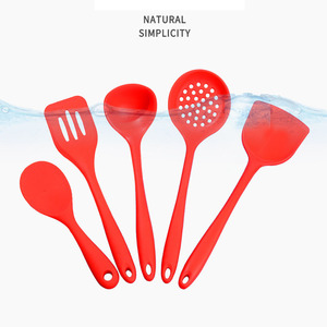 2026 <strong>New</strong> Home One Injection <strong>Kitchen</strong> Gadgets Silicone Utensil <strong>Set</strong> With Soft Touch Handle - Product Image 6