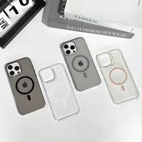 Étui de téléphone portable transparent en PC mince pour Apple Iphone 15 Pro Max pour Samsung S23 S24 S25 Ultra Plus, coque transparente