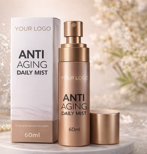 Suero Facial OEM/ODM con Ginseng, Antienvejecimiento, Bruma Diaria, Vitamina C, Ácido Hialurónico, AHA, Hidratante, Reafirmante, Suavizante y Aclarante - Product Image 2