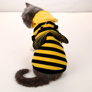 Disfraz de Abeja para Mascotas, Estilo T, Amarillo, Talla SML, Traje de Transformación para Halloween para Perros y Gatos - Product Image 2