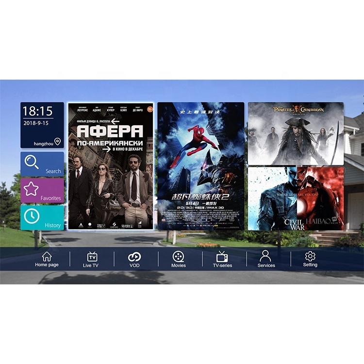 Панель управления IPTV, управление программным обеспечением iptv
