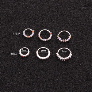 Gesew — <span class=keywords><strong>Piercing</strong></span> Septum en acier chirurgical, anneau pour le nez et les oreilles, bijoux à la mode, vente en gros - Product Image 3