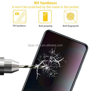 Protection d'écran en verre pour téléphone portable anti-espion personnalisée, adhésif sans bulles, pour <span class=keywords><strong>Vivo</strong></span> Y12 Y15 Y17 Y67 Y97 X300 Pro - Product Image 4