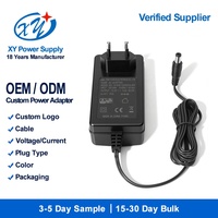 Adaptateur secteur AC/DC, prise EU, 12V 5A 60W 100-240V, OEM ODM, tension et courant personnalisés, fournisseur certifié GS CE