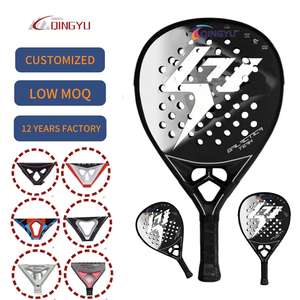 Raqueta de Tenis Personalizada con Núcleo de Diamante en Forma de Lágrima, Completamente de Carbono 3K 12K 18K - Product Image 1