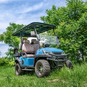 Carrito de Golf Eléctrico de Alta Estabilidad con Techo y Parabrisas, Homologado por la CE, Tipo <span class=keywords><strong>BabyBus</strong></span>, en Oferta - Product Image 1