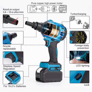 Ensemble d'outils de jardinage multifonctionnels et rechargeables pour le nettoyage des voitures. - Product Image 4