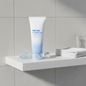Gel nettoyant pour le visage, nettoyage en profondeur, gel à l'acide hyaluronique pour tous types de peaux, parfum frais - Product Image 1