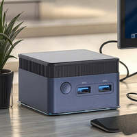 Ultra Compact Mini PC: Intel N100/N200 8GB 16GB DDR4 Win10/11 | Dual HDMI 4K USB3.0 Type-C for Home Office Porket PC