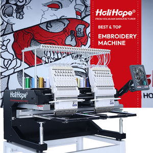 Máquina de Bordar Computarizada HoliHope de 15 Agujas y Dos Cabezales, Similar a la Máquina de Bordar Mini Monograma Tajima, para Bordar Gorras, Camisetas y Diseños 3D - Product Image 1