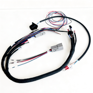 定制电气线束 SM <span class=keywords><strong>2</strong></span>.54 mm 8针连接器转杜邦母头电气铜线束 - Product Image 4