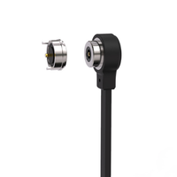 Connecteur magnétique USB plat, 2 broches, 7.4mm, étanche, haute qualité, livraison gratuite