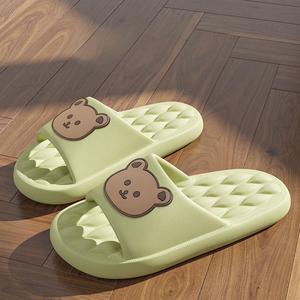 Kış ebeveyn-çocuk anları için açık Toe ve anti-kaygan özelliği ile her yaş için terlik için aile tarzı kapalı ev - Product Image 6