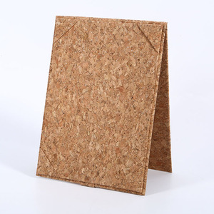 Cubierta de Menú de Cuero Personalizada al por Mayor, Cubierta de Menú de 2 Caras, Soporte para Menú, Tipo Carpa de Mesa - Product Image 1