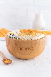 Di legno di bambù profonda zuppa di ciotola piatto - Product Image 3