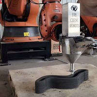 Robot de Impresión 3D de Hormigón de 6 Ejes para Paredes Curvas, Estructuras de Forma Libre y Construcción de Edificios Inteligentes