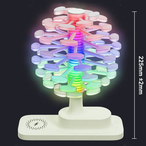 Lámpara de Noche Moderna con Diseño de Vaso, Recargable por USB, RGB, Altura Ajustable, Botón Manual, Uso Doméstico, Diseño Europeo - Product Image 6