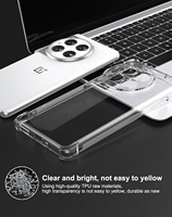 Coque de protection antichoc en TPU de luxe transparent pour OnePlus 12 coques de téléphone transparentes pour téléphones portables