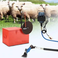 Affûteuse électrique 220V pour lames de tondeuse à moutons, machine à aiguiser les lames de tondeuse à laine et les couteaux de tondeuse à chèvres