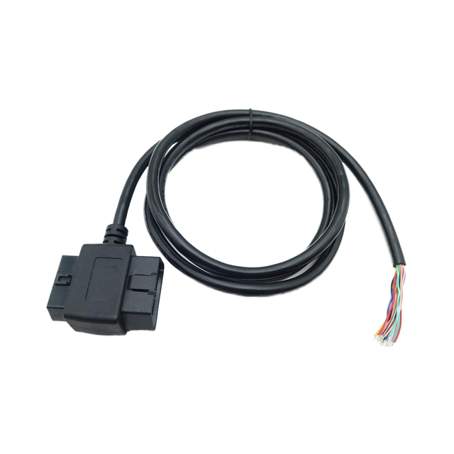 Linkyou J1962 OBD II 16pin Male/Female Pass Open End 5ft Pigtail Cable Automotive PVC Insulated Copper Conductor Cable for Eld