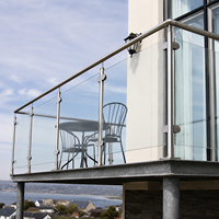 Fabricant de verre feuilleté de sécurité trempé 3+3mm à structure solide pour escaliers et balcons intérieurs de villas